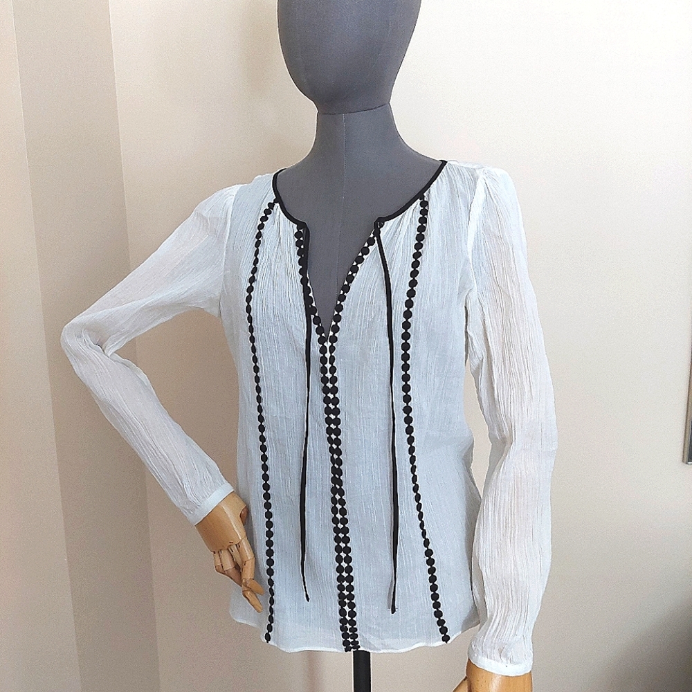 LOFT peasant top